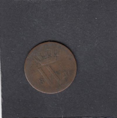 Beschrijving: 1 Cent WILLEM I